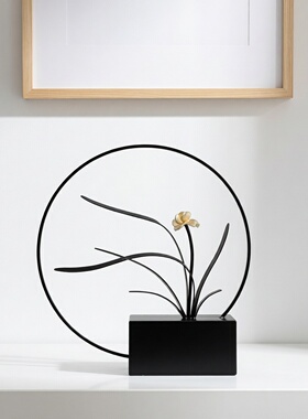 新中式书房氛围布置高端摆件