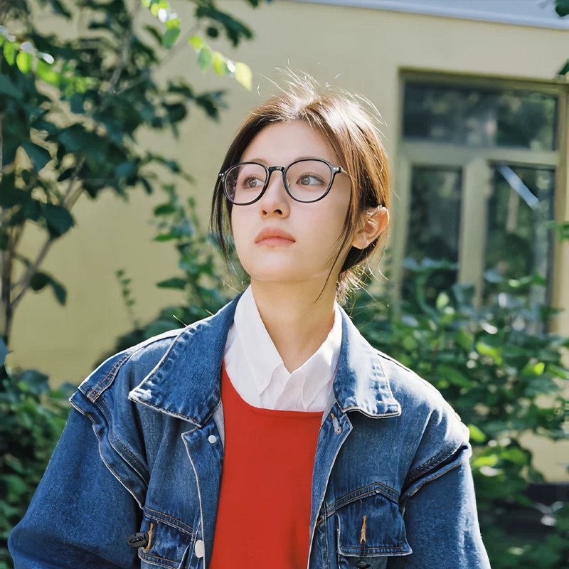 [То же стиль как Li Randi] Полароид очки от близорукости черная оправа Korean стиль женские студенты можно подобрать рецепт 0100