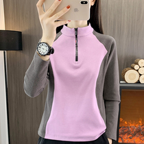 Fall Develvet speed dry jersey woman 2023 new standout grip suede big code sports t-shirt stand sweatshirt suit