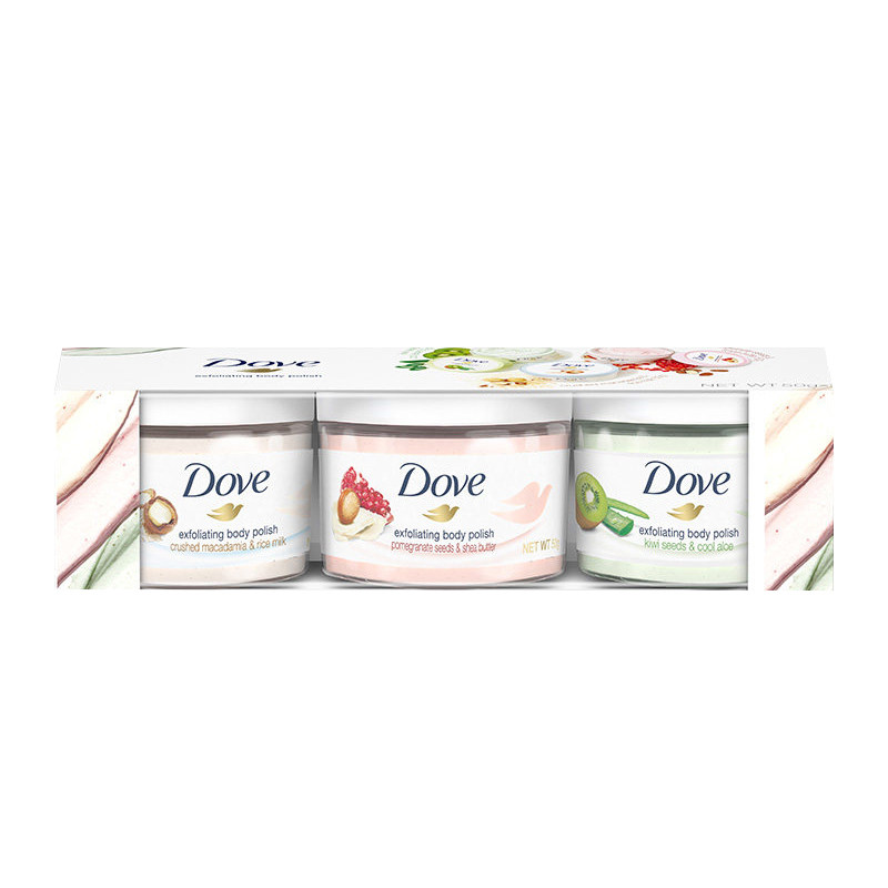 多芬身体磨砂膏石榴籽加男女冰淇淋 钛川家居身体磨砂膏/去角质膏