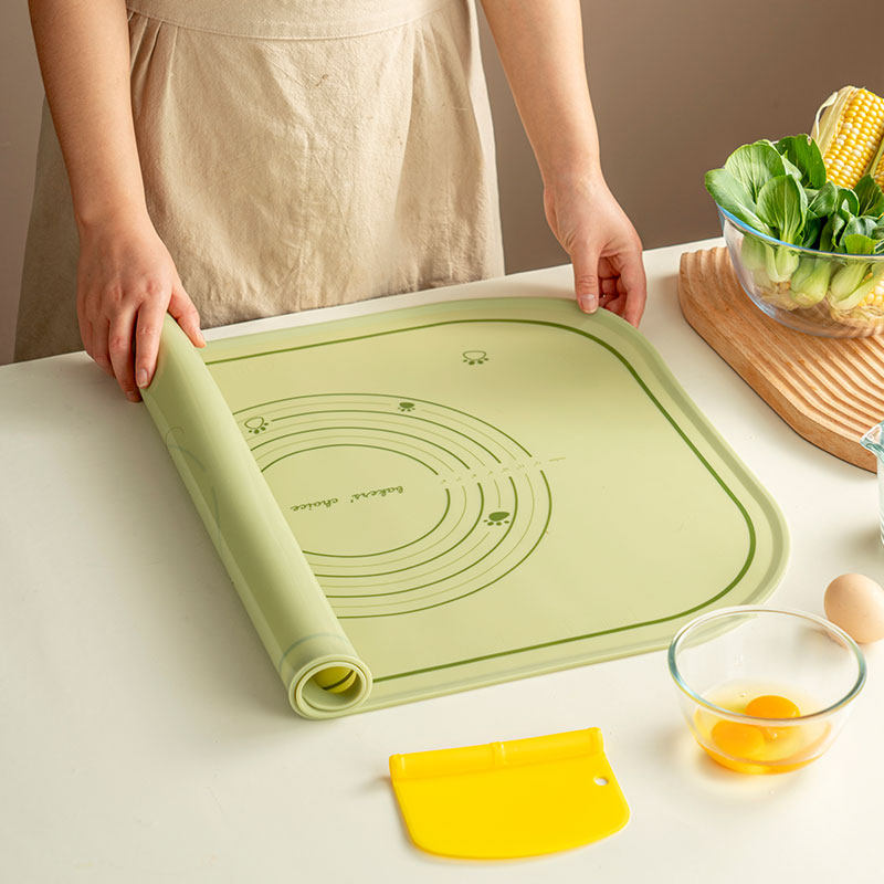 硅胶揉面垫大号食品级加厚家用防溢烘焙不粘面食案板和面擀面垫子 - 图1