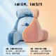 Removable and washable ice silk cool bedside sofa cushion large cushion soft bag pillow girls sleeping waist support waist cushion