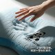 Memory foam pillow summer ice silk belly pillow cervical vertebra sleep pillow dormitory bed waist support cushion pillow removable and washable