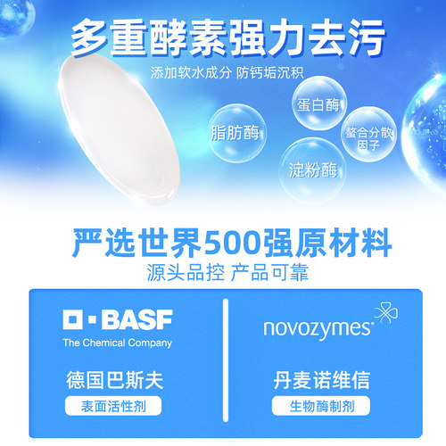 简境洗碗粉洗碗机专用洗涤剂西门子美的适用非碗伴洗碗机粉盐 - 图1