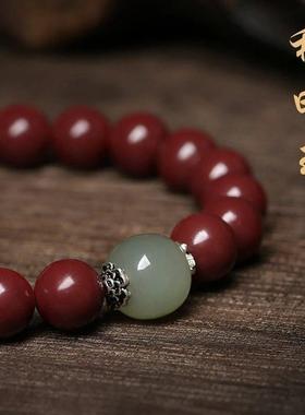 五台山2025年本命年天然朱砂手串男生肖本命佛太岁手錬女平安礼物
