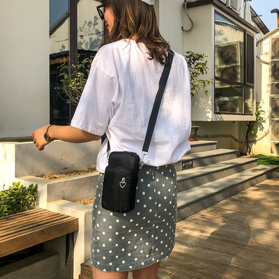 桃梓时尚多功能手机包斜挎包单肩包手腕包臂包挂脖长款钱包加厚包