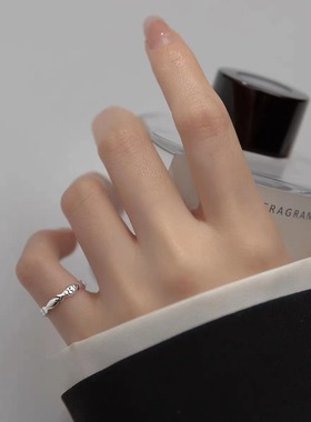 诗莲娜925银小鱼戒指时尚百搭泰银指环简约个性ins风热带鱼元素