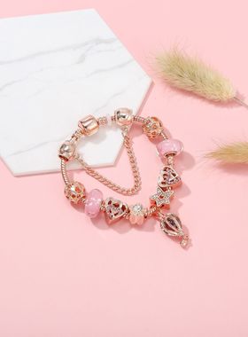 速卖通 亚马逊货源欧美货源串珠手串 手工diy女士手链礼物