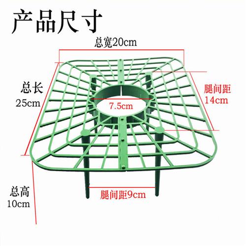 草莓架方形托盘支架防落地盆栽水果绿植拼接防烂叶烂果园艺支撑架 - 图2