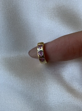 sweetbones辣妹高级感925银针粉色系耳钉套组