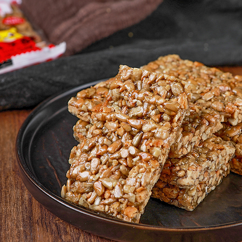 周万章食品旗舰店2斤周万章瓜子酥糖小包装 整箱好吃的怀旧零食休闲瓜子仁饼酥散装2