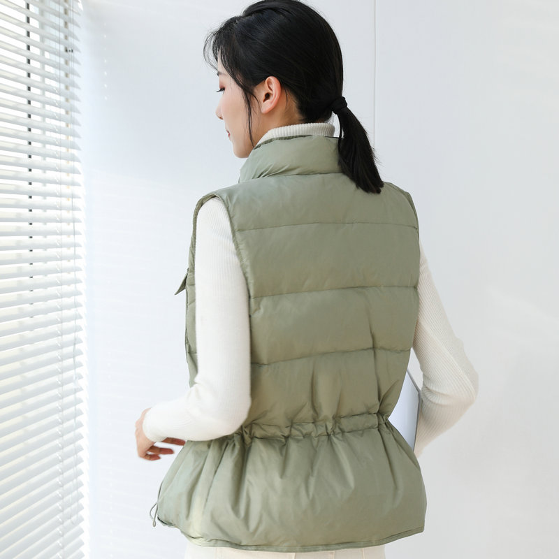 2020新款爆款女轻薄欧洲站短款马甲 卉遇羽绒服