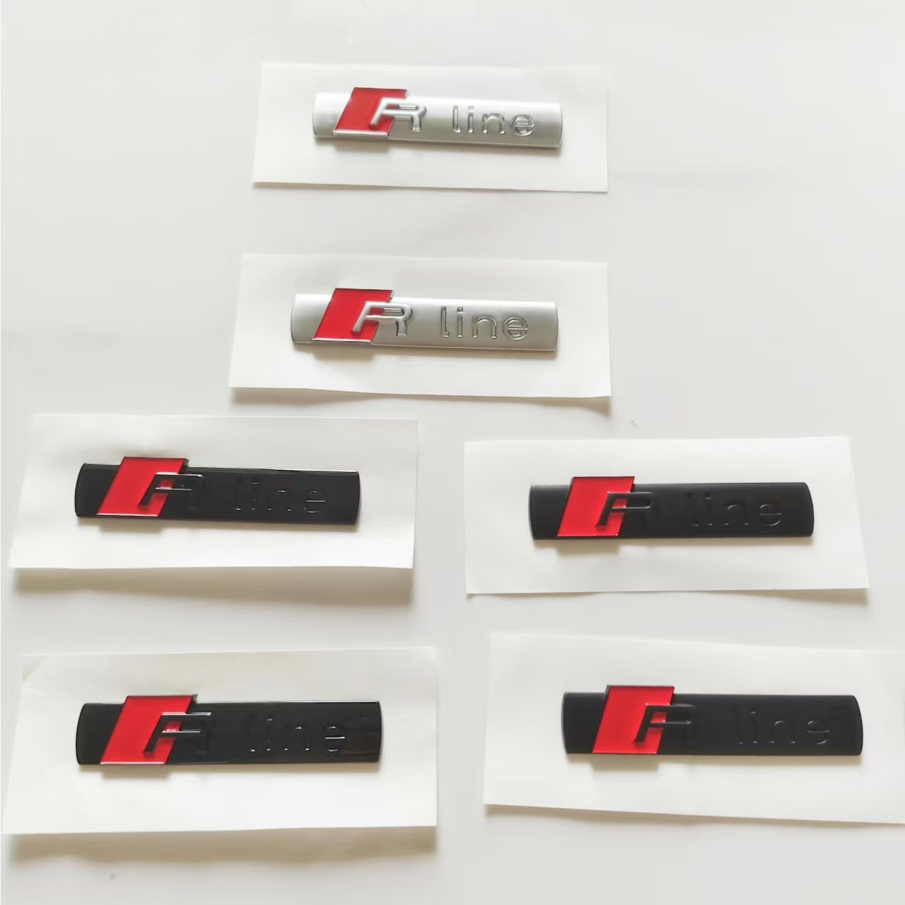 适用于奥迪Rline叶子板侧标A4LA7LQ3Q5LQ7A3A6改装车标贴翼子板标 - 图3