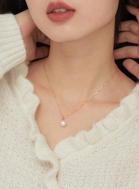 18K黄金吊坠K金挂坠项链