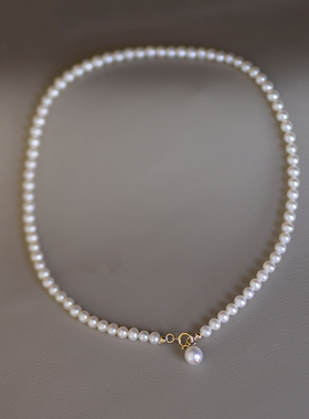 《雪颂》淡水珍珠项链小