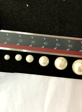 高亮玻璃仿贝珠珍珠圆珠白色3`12mm 散珠古风发簪DIY汉服配件