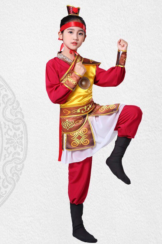 夺帅演出服花木兰儿童古典舞服装古代士兵表演服六一儿童节舞蹈服,淘宝优惠券,粉丝福利购,淘宝优惠卷