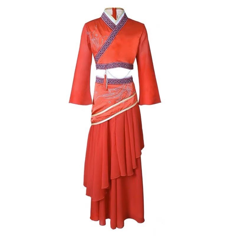 汉风丽影演出服虞歌同款舞蹈服头饰古典风民族舞礼仪之邦表演出服,淘宝优惠券,粉丝福利购,淘宝优惠卷