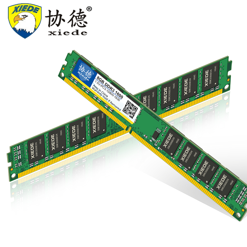 协德正品全新台式机DDR3 1066 1333 1600 8G电脑内存条兼容4g双面 - 图0