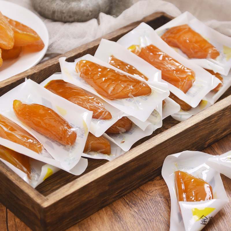 俏俏果金寨香薯干1kg倒蒸红薯干软糯小香薯干软糯地瓜干休闲零食 - 图3