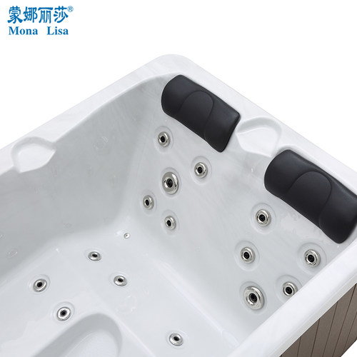 蒙娜丽莎别墅浴池独立冲浪按摩SPA浴缸恒温加热户外浴缸3375 - 图2