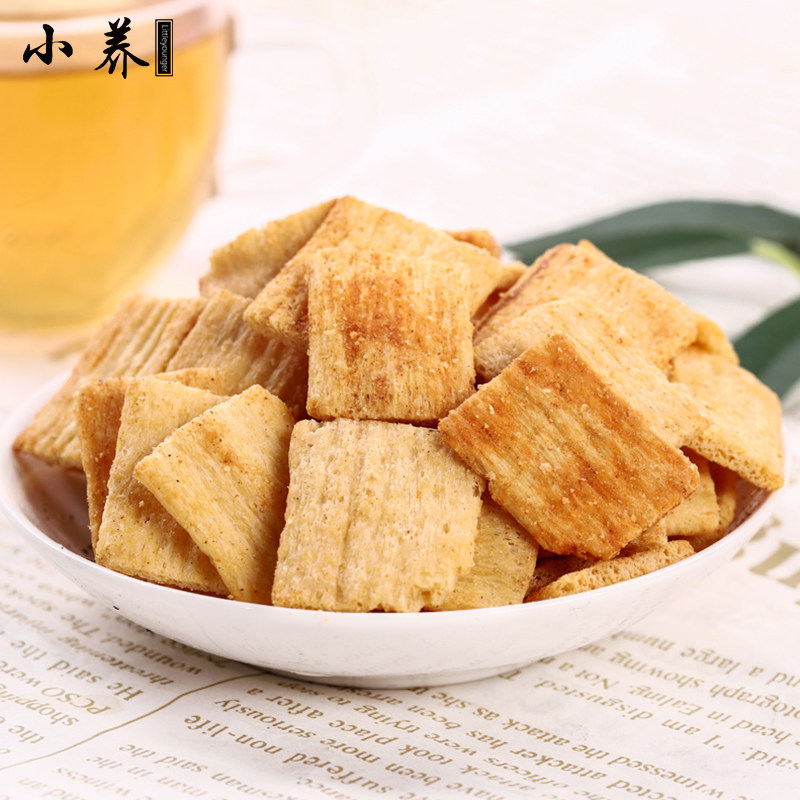 小养粗粮80g*10袋混合装怀旧锅巴 小养膨化食品
