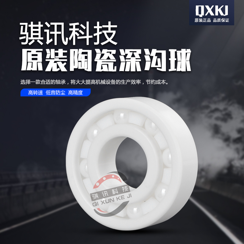 微小型全陶瓷轴承6007 6008 6009 6010CE耐腐蚀超高速骐讯科技 - 图2