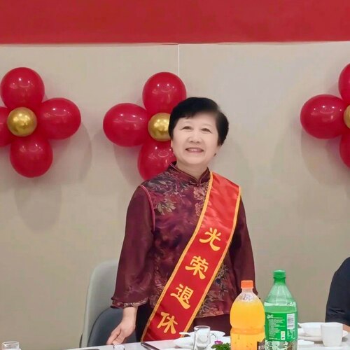 光荣退休仪式绶带欢送会红花退休教师领导装饰胸花场景布置C495 - 图0