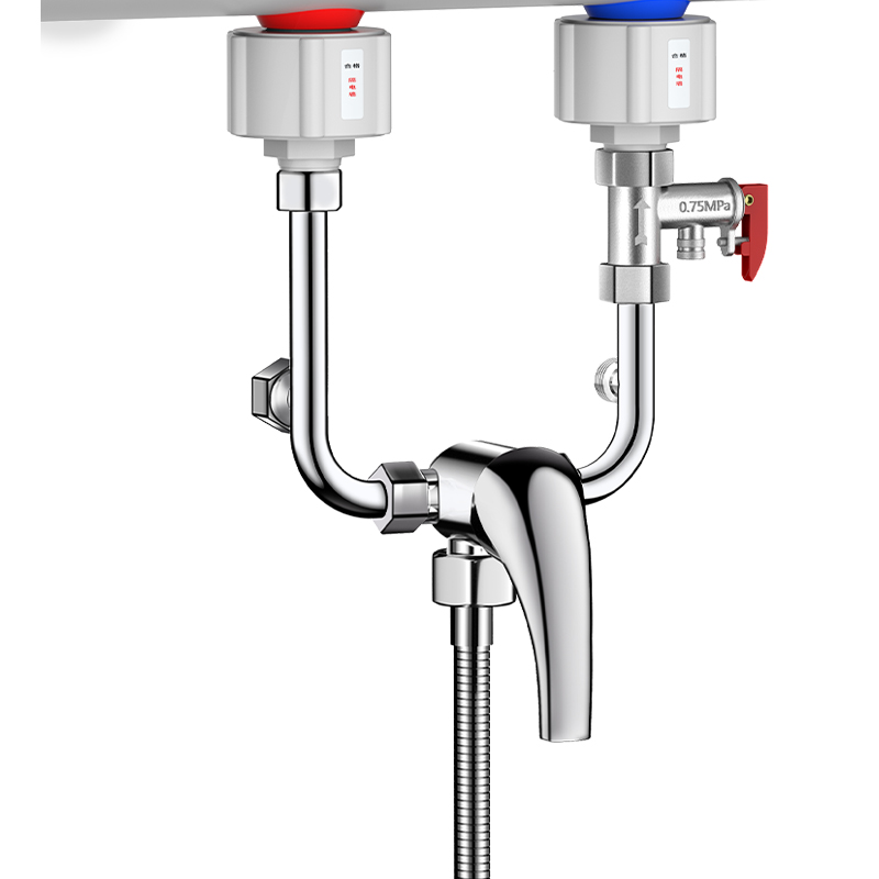 电热水器混水阀配件配大全开关阀冷热开关U型专用阀门通用混合阀 - 图2