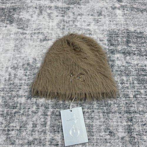 Thug Club 24fw 金属星月logo海马毛毛绒针织冷帽保暖套头帽韩国 - 图3