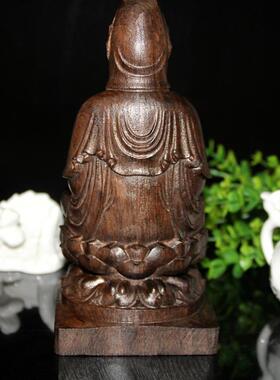 越南观音镇宅风水沉香木雕包邮