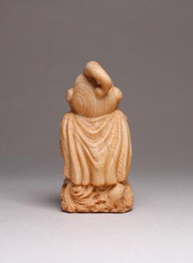 卡通动漫实木质手办家居装饰摆件