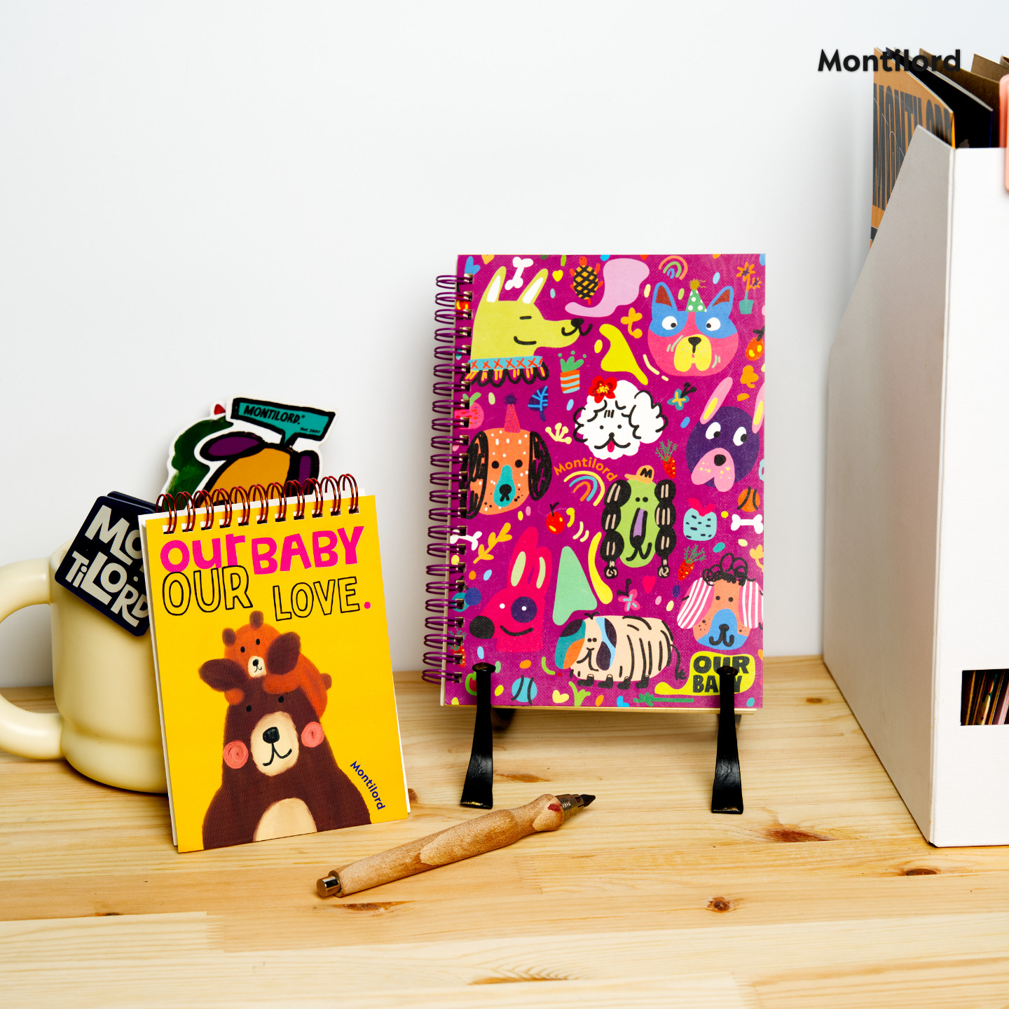『Montilord』厚上翻线圈本A6喂养计划熊熊个性记录加厚护眼高效简约防水平摊顺滑笔记本好ins风实用口袋喂奶,淘宝优惠券,粉丝福利购,淘宝优惠卷