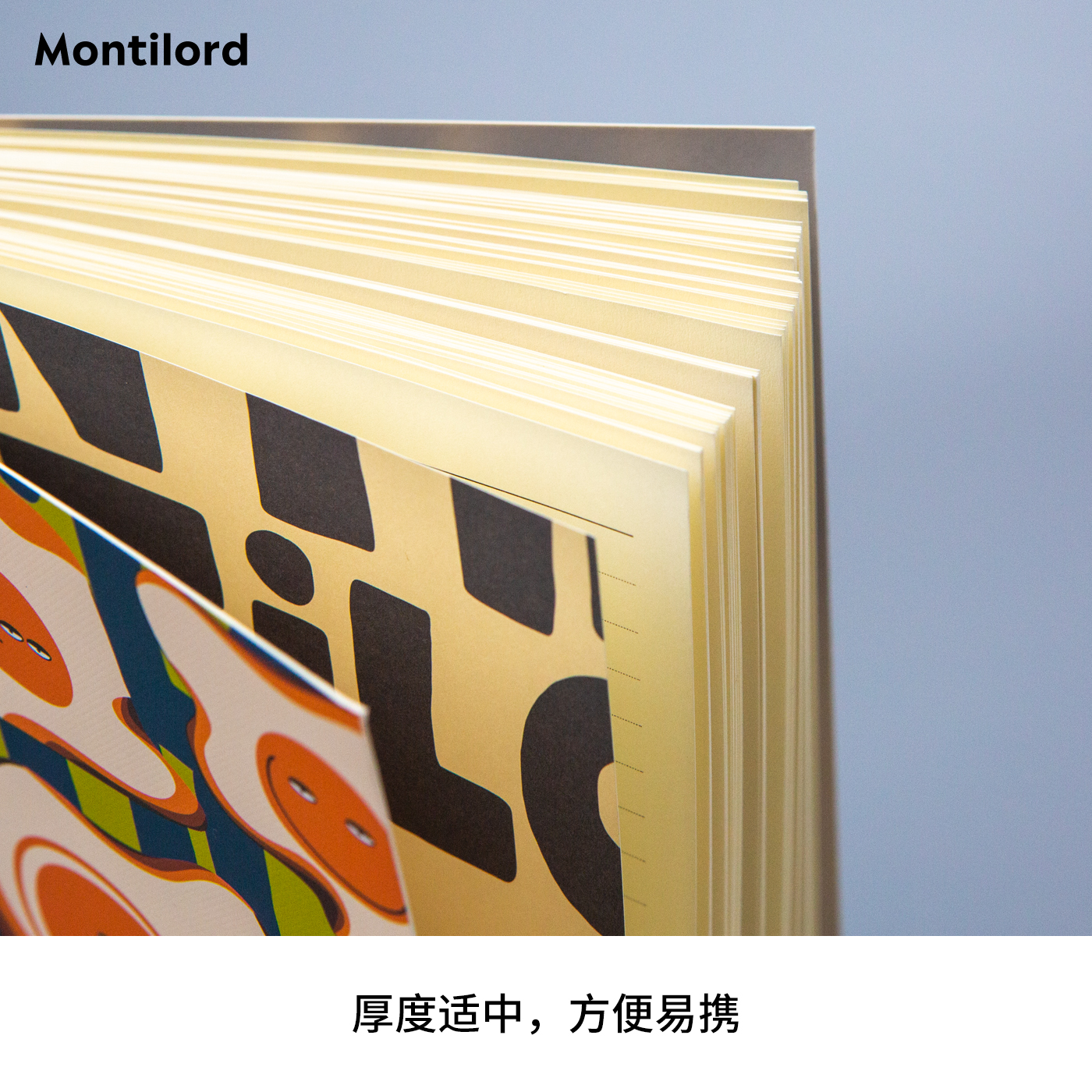 『Montilord』B5横线线圈本 厚纸 怪怪荷包蛋 笔记本线圈本个性记事本笔记录学加厚护眼高效简约防水平摊顺滑 - 图3