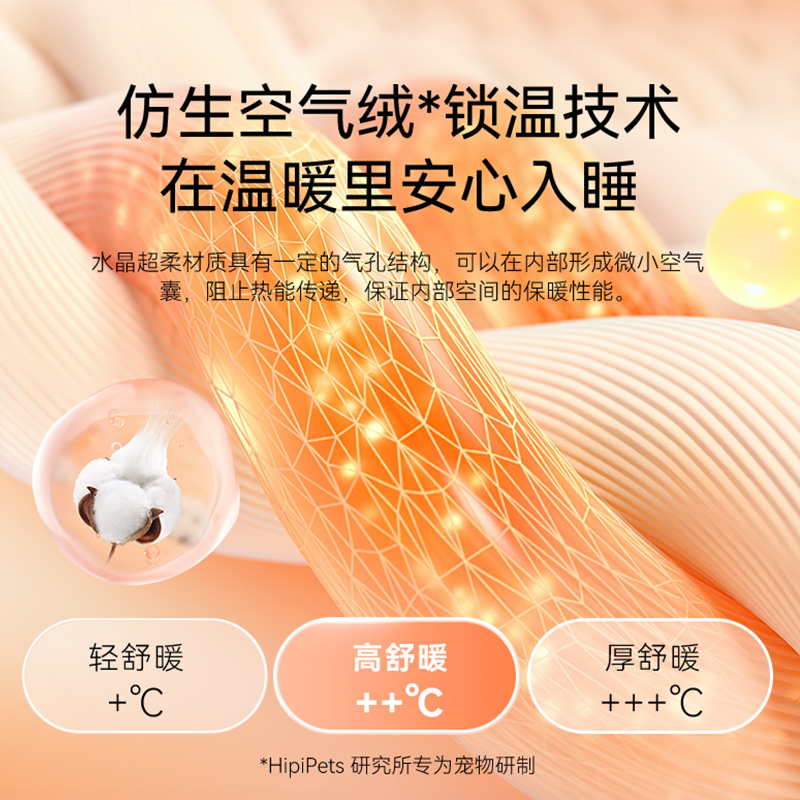 狗窝封闭式冬天保暖四季通用泰迪小型犬猫咪床猫窝可拆洗宠物用品 - 图1