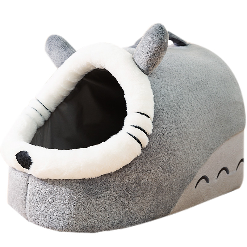 狗窝封闭式冬天保暖四季通用泰迪小型犬猫咪床猫窝可拆洗宠物用品 - 图0