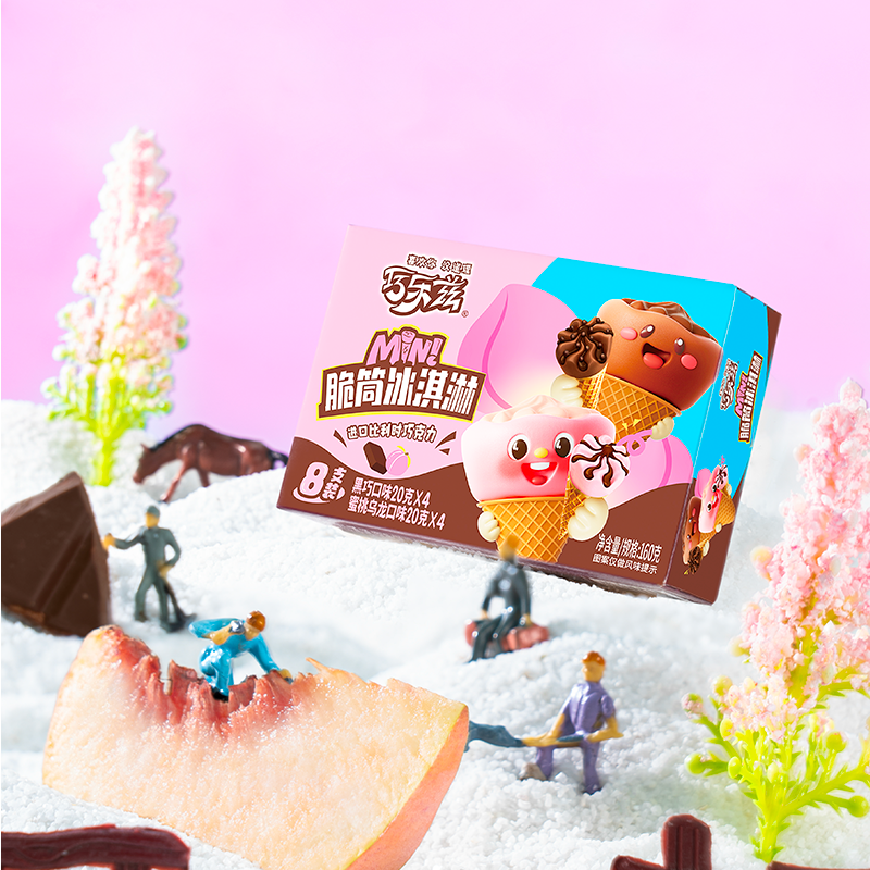 【香菇来了】伊利冰淇淋巧乐兹母品牌多口味组合共27支+1盒