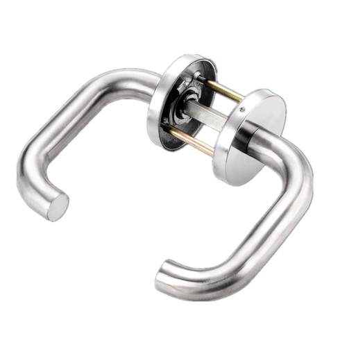 多翔不锈钢圆管防火门把手消防门锁逃生门锁防火锁锁体把手带配件 - 图3