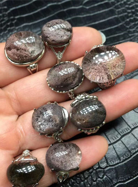 幽灵原石钻石彩幽灵四季幽灵时尚简约女款戒指直供精致