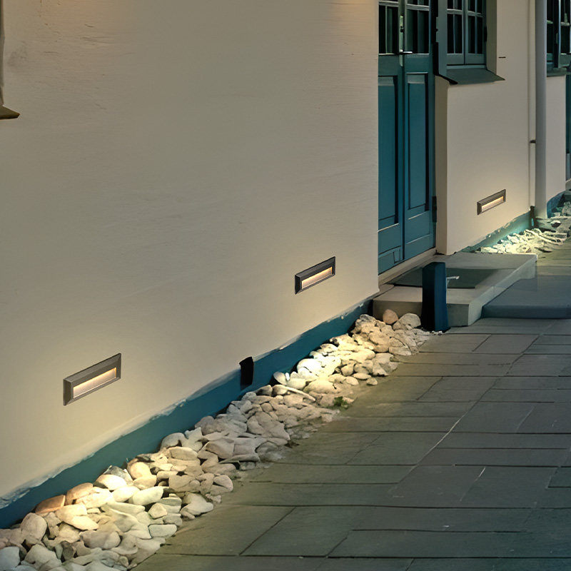 低压24V明装坡道防水地脚灯楼梯台阶灯墙角灯免开孔侧壁灯踏步灯,淘宝优惠券,粉丝福利购,淘宝优惠卷