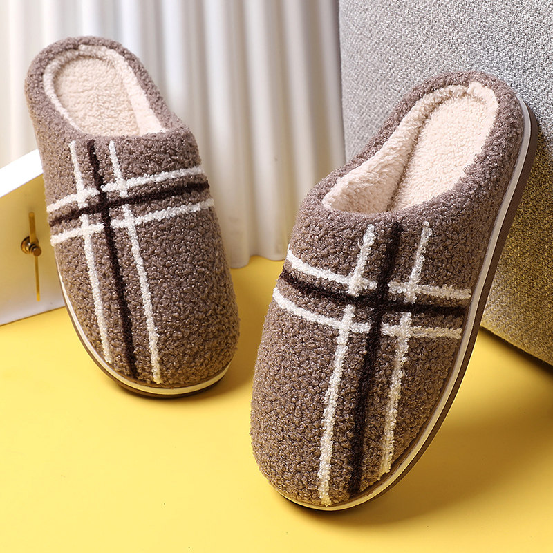 中大童棉拖鞋秋冬季室内家用男童亲子儿童防滑保暖女孩毛毛托拖鞋,淘宝优惠券,粉丝福利购,淘宝优惠卷