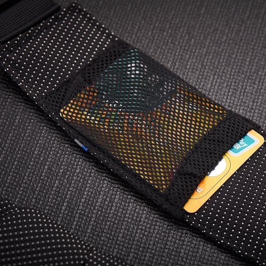 RiMix crossbody bag with multi-pocket storage and removable