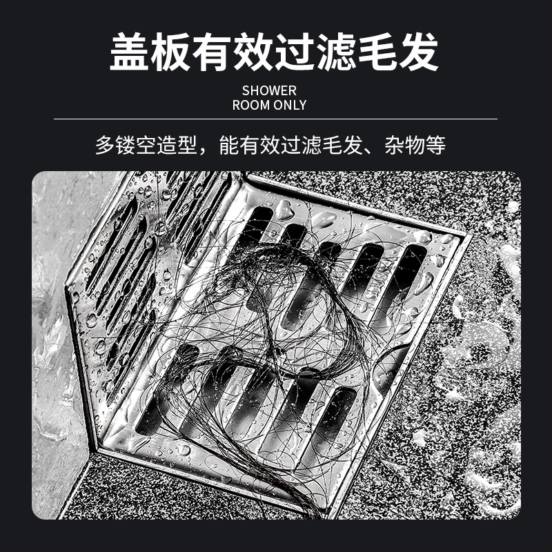 304不锈钢加厚50 75管径墙排地漏 解决角落排水难题加厚304不锈钢 博艺洁旗舰店 淘优券