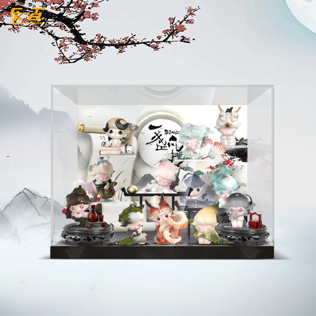 Le Yibai suitable for Pop Mart DIMOO One-cup Fengyue series figure storage blind box scene display box