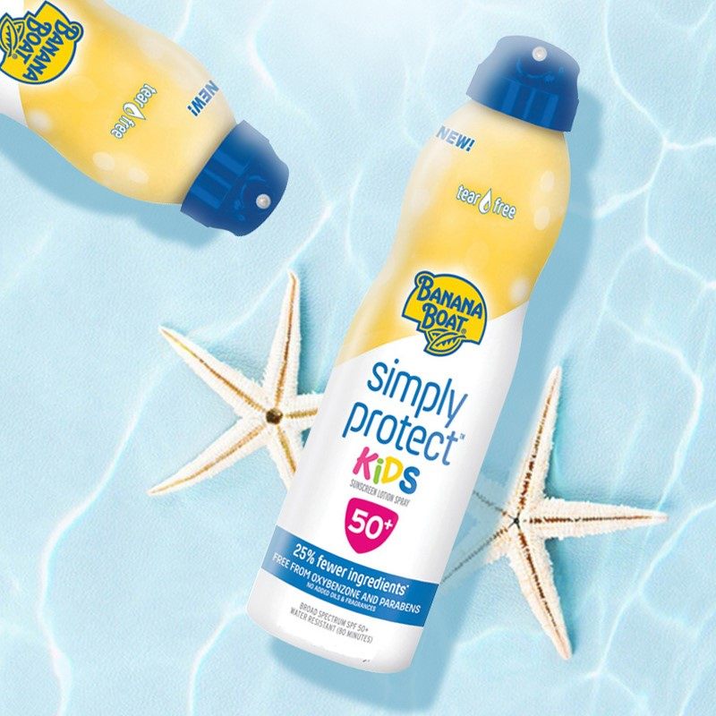 banana boat轻薄儿童防晒喷雾套装 BananaBoat香蕉船海外防晒霜