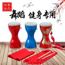 14cm Hands Beat drum Adult Chest Drum Bull Leather Drum Square Dance Fitness Props Drum Children Drum Muster