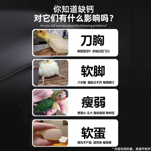 格莱德鹦鹉水溶钙补钙用品虎皮玄风鹦鹉饲料鸟食鸟粮补钙营养繁殖 - 图0