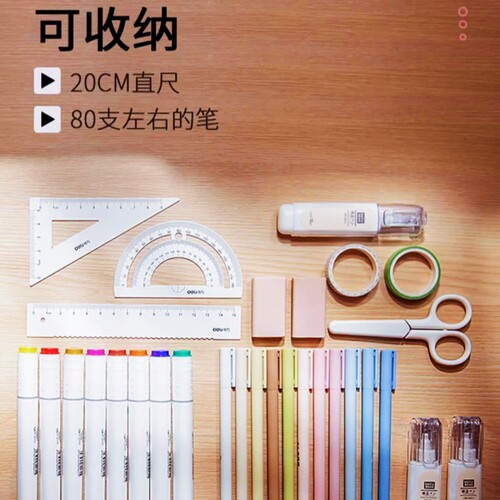 大容量笔袋2025新款设计感小众男女小学生铅笔盒超火简约文具盒袋 - 图2