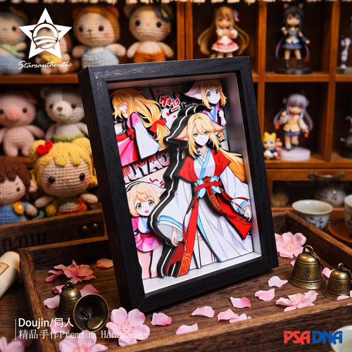 狐妖小红娘立体画涂山红红同人周边3D动漫装饰画摆台手工生日礼物 - 图0