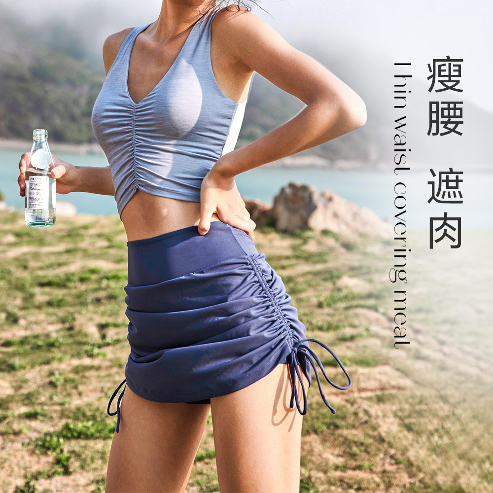 LANIKAR TennisGirl网球裙系列运动短裙女防走光瑜伽服跑步半身裙-图0